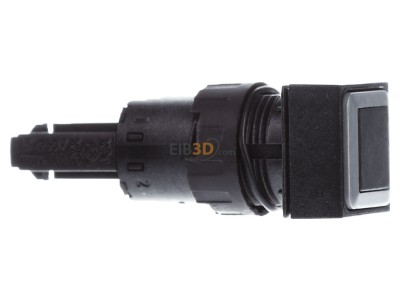 View on the left Eaton Q18D-SW Push button actuator black IP65 
