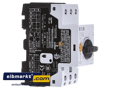 View on the left Eaton (Moeller) PKZM0-10-T Circuit-breaker 10A 
