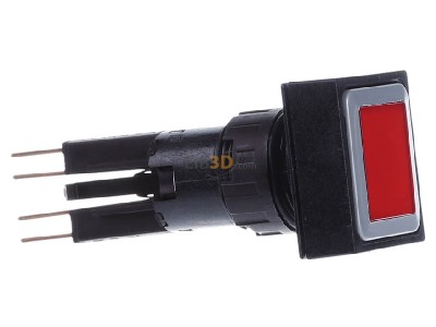Ansicht links Eaton Q25LT-RT Leuchtdrucktaste Linse rot, tastend 
