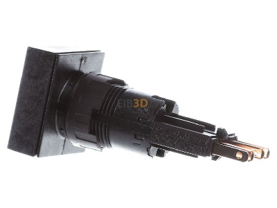 Ansicht rechts Eaton Q25LTR-WS/WB Leuchtdrucktaste Linse wei, rastend 
