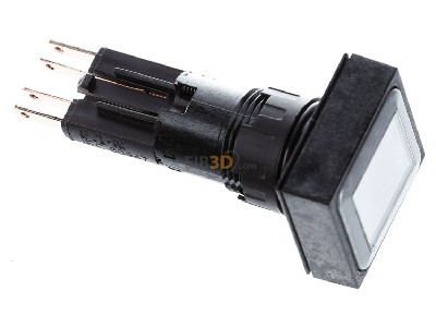 Ansicht oben links Eaton Q25LTR-WS/WB Leuchtdrucktaste Linse wei, rastend 