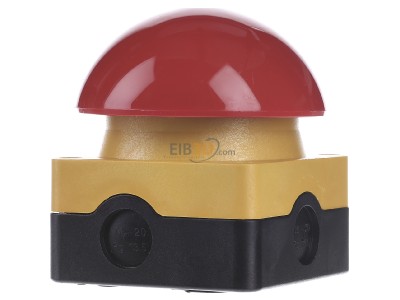 Front view Eaton FAK-R/V/KC02/IY Foot and palm switch red IP67 
