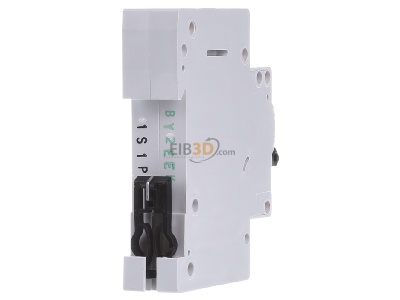 Back view Eaton FAZ-S1/1 Miniature circuit breaker 1-p 
