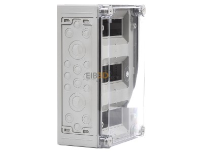 View on the left Eaton AE/I43E Surface mounted distribution board 375mm 

