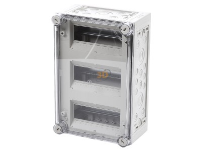 View up front Eaton AE/I43E Surface mounted distribution board 375mm 
