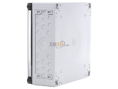 View on the right Eaton AE/I44E Surface mounted distribution board 375mm 
