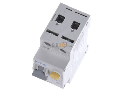View up front Eaton PXK-B16/1N/003-A Residual current circuit breaker with line protection B 16A 1p + N, 30mA, 
