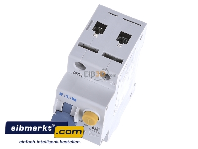 View up front Eaton (Installation) PXK-B20/1N/003-A Earth leakage circuit breaker B20/0,03A - 
