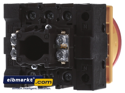 Ansicht hinten Eaton (Moeller) P1-32/EA/SVB/N/HI11 Hauptschalter Einbau/rot/N/1S1 