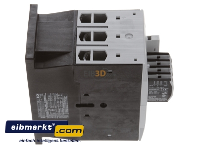 Ansicht oben links Leistungsschtz 75KW/400V,AC DILM150-22(RAC240) Eaton (Moeller) DILM150-22(RAC240)