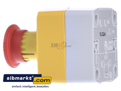 View on the right Schneider Electric XALK178F Emergency stop complete IP65 - 
