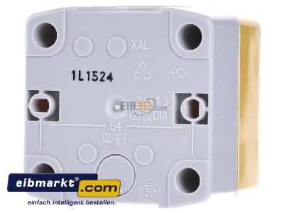 Back view Schneider Electric XALK178F Emergency stop complete IP65 - 
