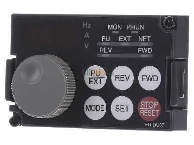 Front view Mitsubishi FR-DU07 Panel for electronic motor control 
