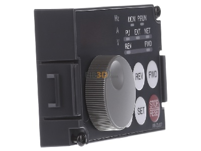 View on the left Mitsubishi FR-DU07 Panel for electronic motor control 
