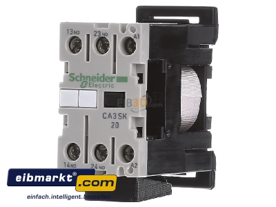 Frontansicht Schneider Electric CA3SK20BD Hilfsschtz 2S 27mm 24VDC CA3SK20-BD