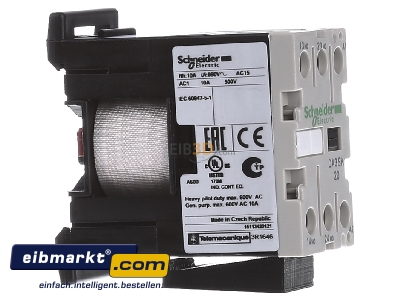 View on the left Schneider Electric CA3SK20BD Auxiliary relay 24VDC 0NC/ 2 NO

