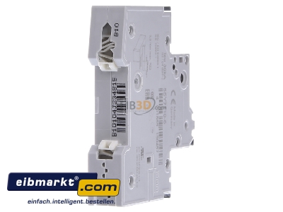 Ansicht hinten Siemens Indus.Sector 5SY7110-6 LS-Schalter 15KA,1p,B,10A,T=70mm 
