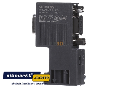 View on the right Siemens Indus.Sector 6ES7972-0BB12-0XA0 Plug for controls - 
