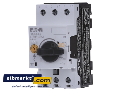 Front view Eaton (Moeller) PKZM0-0,4 Motor protective circuit-breaker 0,4A
