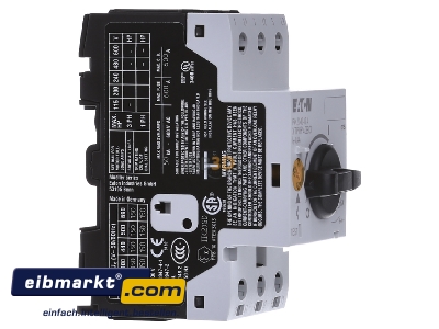 View on the left Eaton (Moeller) PKZM0-0,4 Motor protective circuit-breaker 0,4A
