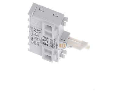 View top right Eaton NHI-E-10-PKZ0 Auxiliary contact block 1 NO/0 NC 
