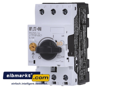 Front view Eaton (Moeller) PKZM0-1,6 Motor protective circuit-breaker 1,6A - 
