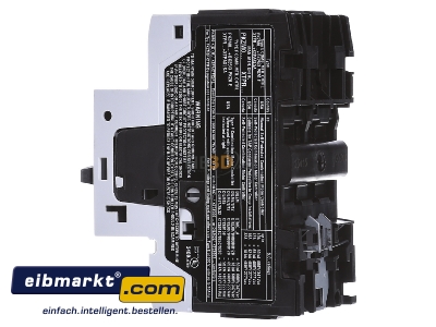 Ansicht rechts Eaton (Moeller) PKZM0-1,6 Motorschutzschalter 3p,handbettigt 