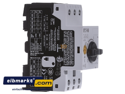 View on the left Eaton (Moeller) PKZM0-2,5 Motor protective circuit-breaker 2,5A
