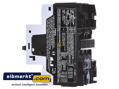 Ansicht rechts Eaton (Moeller) PKZM0-6,3 Motorschutzschalter 3p,handbettigt 