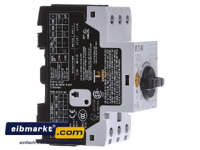 View on the left Eaton (Moeller) PKZM0-10 Motor protective circuit-breaker 10A 

