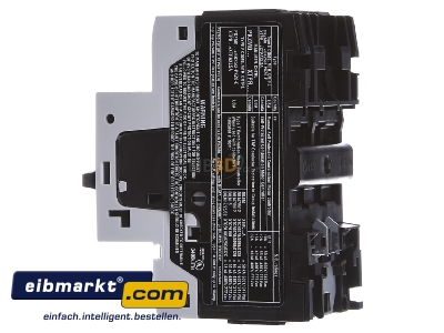 Ansicht rechts Eaton (Moeller) PKZM0-10 Motorschutzschalter 3p,handbettigt 