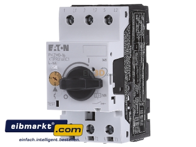 Front view Eaton (Moeller) PKZM0-16 Motor protective circuit-breaker 16A - 
