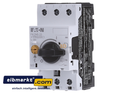 Front view Eaton (Moeller) PKZM0-20 Motor protective circuit-breaker 20A 
