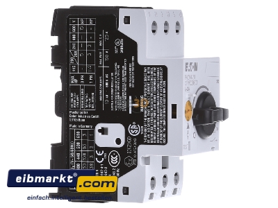 View on the left Eaton (Moeller) PKZM0-20 Motor protective circuit-breaker 20A 
