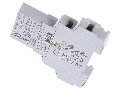 View top right Eaton NHI11-PKZ0 Auxiliary contact block 1 NO/1 NC 

