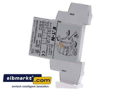 View on the right Eaton (Moeller) NHI21-PKZ0 Auxiliary contact block 2 NO/1 NC

