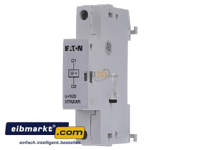 Front view Eaton (Moeller) U-PKZ0(400V50HZ) Under voltage coil 400VAC
