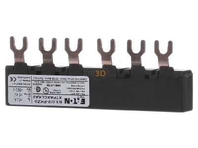 Back view Eaton B3.0/2-PKZ0 Phase busbar 3-p 0mm 90mm 
