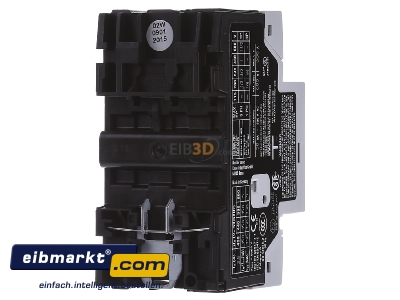 Back view Eaton (Moeller) PKZM0-2,5-SC Motor protective circuit-breaker 2,5A
