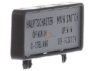 View on the left Eaton (Moeller) ZFS61/62-T0 Label for control devices 

