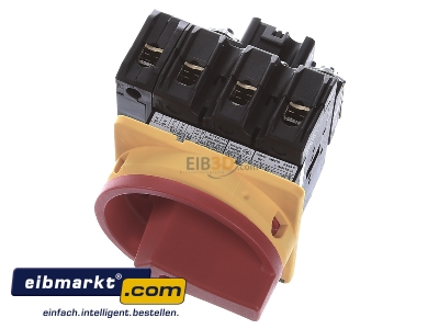 View up front Eaton (Moeller) P3-63/EA/SVB/N Off-load switch 4-p 63A 
