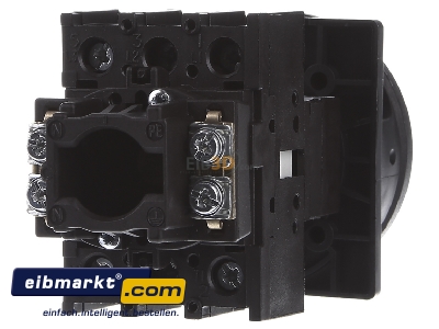Ansicht hinten Eaton (Moeller) 048365 Hauptschalter Einbau/sw P1-25/EA/SVB-SW