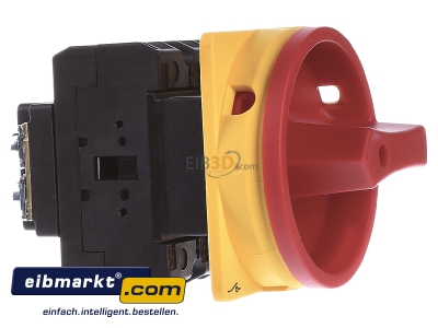 Ansicht links Eaton (Moeller) P3-63/EA/SVB Hauptschalter Einbau/rot 