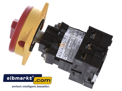 Ansicht oben rechts Eaton (Moeller) P1-25/V/SVB Hauptschalter Not-Aus/Zwischenbau 