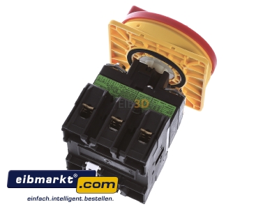 Ansicht oben hinten Eaton (Moeller) P3-100/V/SVB Hauptschalter Not-Aus/Zwischenbau 