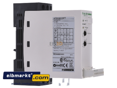 View on the left Schneider Electric ATS01N125FT Soft starter 25A 24...240VAC 24...240VDC
