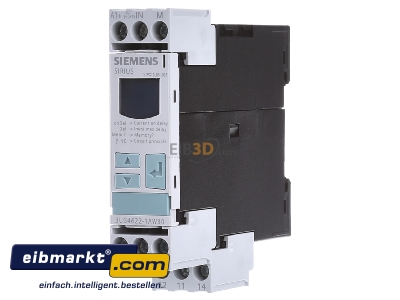 Front view Siemens Indus.Sector 3UG4622-1AW30 Current monitoring relay 0,05...15A 

