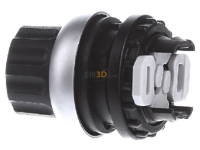 View on the right Eaton M22-WR4 Turn button actuator black IP65 
