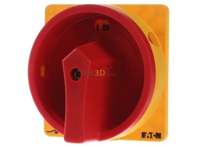 Frontansicht Eaton SVB-P3 Knebelgriff rot, f.Vorh�ngeschl. 