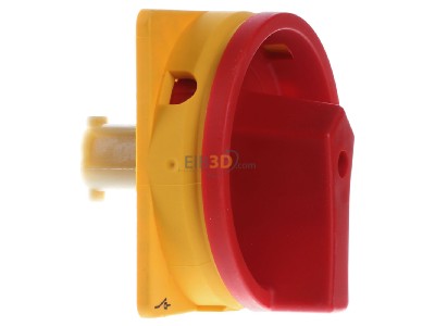 Ansicht links Eaton SVB-P3 Knebelgriff rot, f.Vorh�ngeschl. 